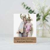 Postale Carte NUESTRA SEÑORA DEL CARMEN (Debout devant)