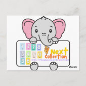 Postale Carte numérique, Carte Flash de comptage préscolai (Dos)