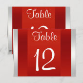 Postale Carte numérique NYC Skyline BW 05 White Red Table (Devant / Derrière)