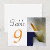 Postale Carte Numéro de tableau Calla Lily (Devant / Derrière)