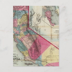 Postale Carte officielle de l'État de Californie