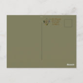 Postale Carte Oiseau Mockingbird (Dos)