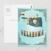 Postale Carte Oklahoma Avec De Beaux Oiseaux (Devant / Derrière)