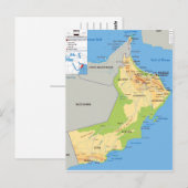 Postale Carte Oman 2 (Devant / Derrière)