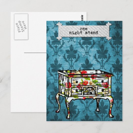 Postale Carte "One Night Stand" (Devant / Derrière)