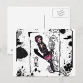 Postale Carte Ongaku (Devant / Derrière)