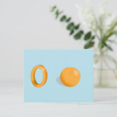 Postale Carte orange (Debout devant)