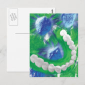 Postale Carte Orthodontiste Dentiste de conception de dent (Devant / Derrière)