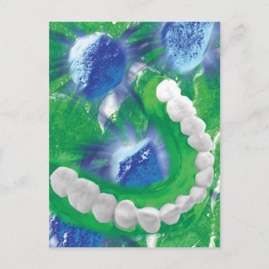 Postale Carte Orthodontiste Dentiste de conception de dent (Devant)