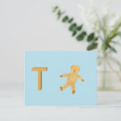 Postale Carte Ours Teddy (Debout devant)