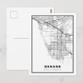 Postale Carte Oxnard (Devant / Derrière)