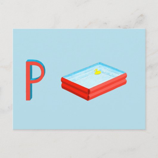 Postale Carte Paddle Pool (Devant)