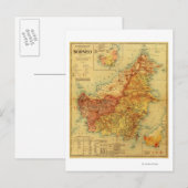 Postale Carte panoramique BornéoBorneo (Devant / Derrière)