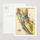 Postale Carte panoramique Californie (Devant / Derrière)