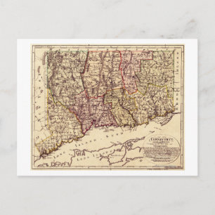 Postale Carte panoramique ConnecticutConnecticut