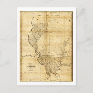 Postale Carte panoramique IllinoisIllinois