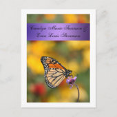 Postale Carte papillon Monarch (Devant)
