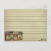 Postale Carte Pays Recette (Dos)