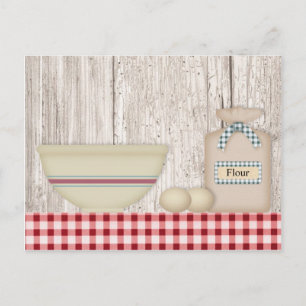 Postale Carte Pays Recette