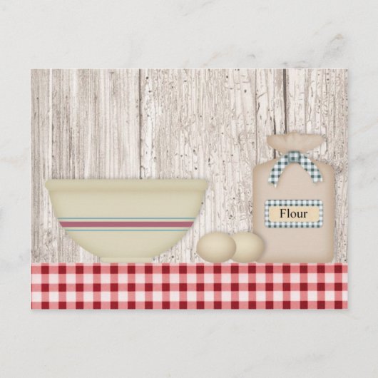 Postale Carte Pays Recette (Devant)