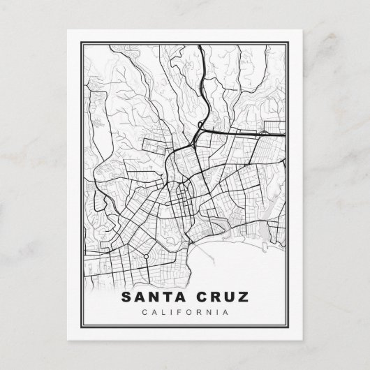 Postale Carte père Noël Cruz (Devant)