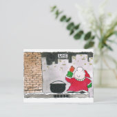 Postale Carte père Noël ziggy 2020 (Debout devant)