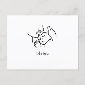 Postale Carte personnalisée de maman Merci