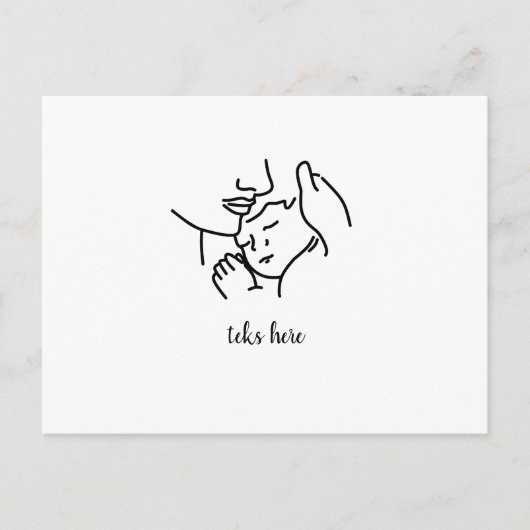 Postale Carte personnalisée de maman Merci (Devant)