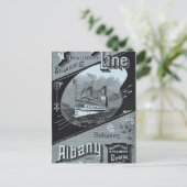 Postale Carte Peuples Ligne des Steamers (Debout devant)