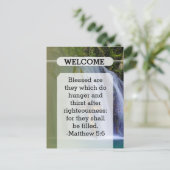 Postale Carte Pew Invité Church (Debout devant)