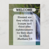 Postale Carte Pew Invité Church (Devant)