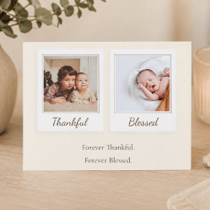 Postale Carte photo Polaroid de gratitude et de bénédictio
