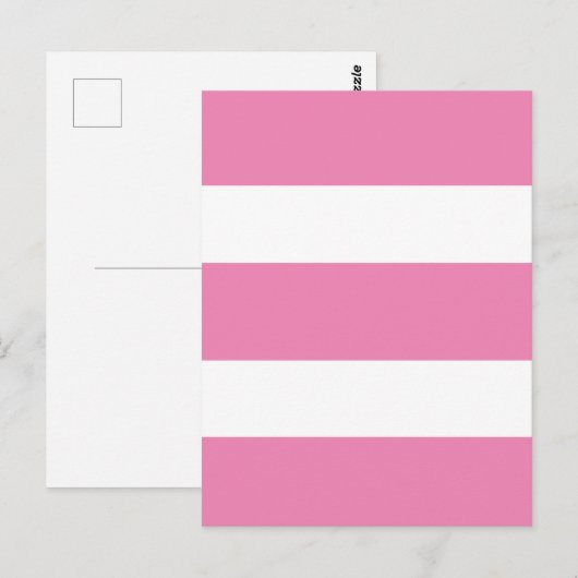 Postale Carte Plat Maritime Stripes (Devant / Derrière)