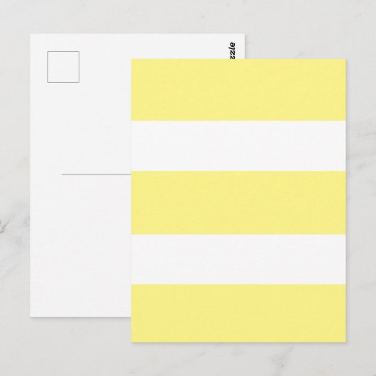 Postale Carte Plat Maritime Stripes (Devant / Derrière)