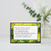 Postale Carte Poem Ferme Amusante #1 (Debout devant)