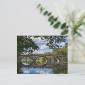 Postale Carte pont en pierre (Debout devant)