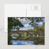 Postale Carte pont en pierre (Devant / Derrière)