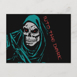 Postale Carte Posrcard De Skelethon Sombre