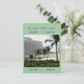 Postale CARTE POST "ALOHA from MAUI" Palm Trees (Debout devant)