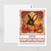 POSTALE CARTE POST AUTOMNE (Devant / Derrière)