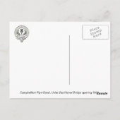 Postale Carte Post-Bande (Dos)