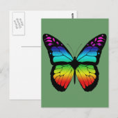 POSTALE CARTE POST BUTTERFLY (Devant / Derrière)