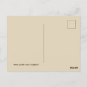 POSTALE CARTE POST DE LA NEIGE (Dos)