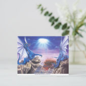 POSTALE CARTE POST DUELING DRAGONS (Debout devant)