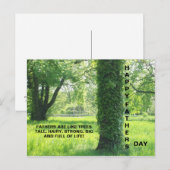 POSTALE CARTE POST FÊTE DES PÈRES (Devant / Derrière)