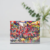 POSTALE CARTE POST GRAFFITI NYC (Debout devant)