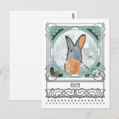 POSTALE CARTE POST-HIVER (Devant / Derrière)