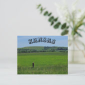 Postale CARTE POST Kansas Green Meadow (Debout devant)
