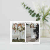 POSTALE CARTE POST MERCI (Debout devant)