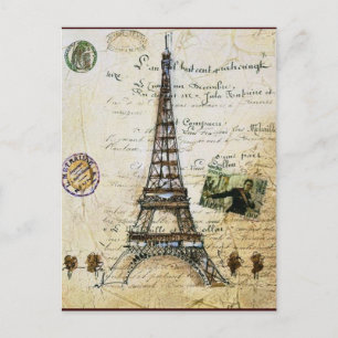 Postale CARTE POST PARIS vintage